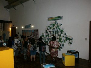 Exposição "Trabalho e Cidadania", produzida pelos alunos do CIEP Tancredo Neves