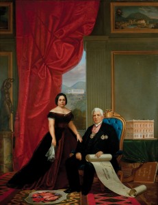 Retrato do Barão e da Baronesa de Nova Friburgo, de Emil Bauch. Acervo Museu da República.
