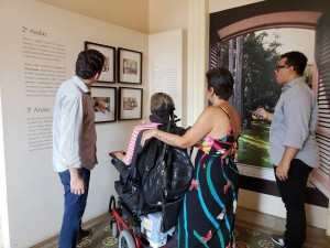 Luciana Novaes, vereadora do Rio de Janeiro, visita Museu da República.